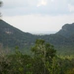 View from mountaintop villa's veranda