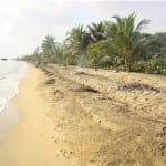 Natural, high-sand Caribbean beach