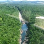 Aerial view of property