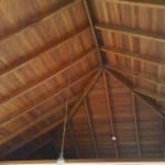 Hardwood vaulted ceilings