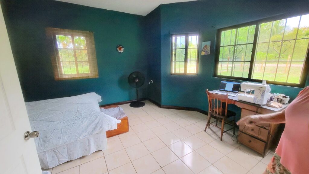 Master bedroom with ensuite bathroom